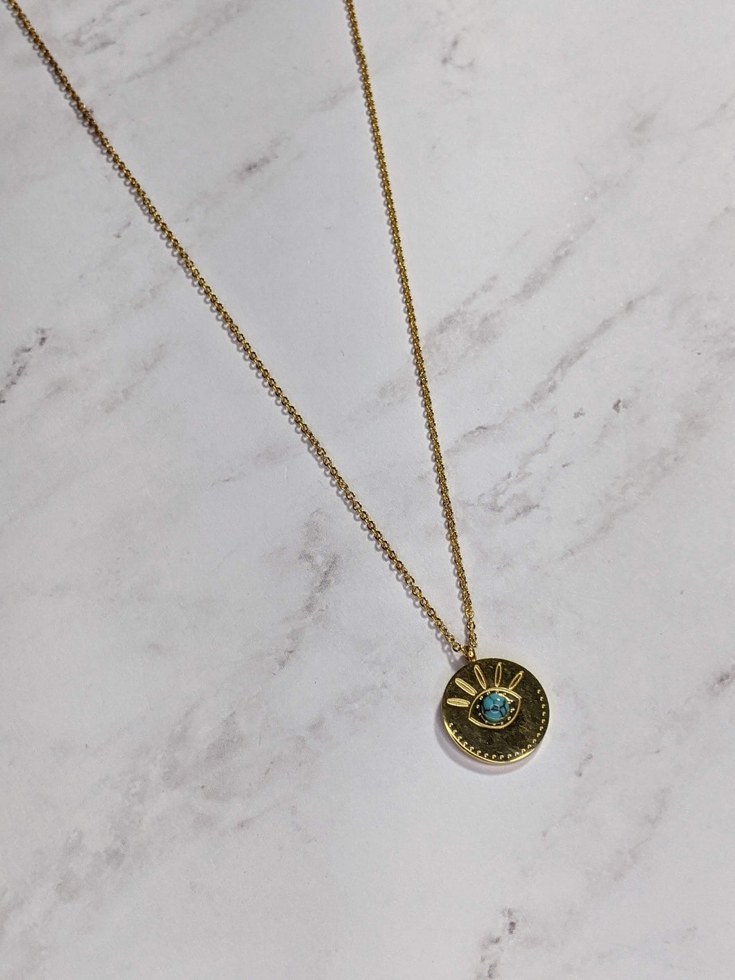 Turquoise Eye Necklace