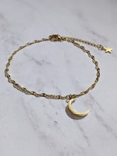 Load image into Gallery viewer, Crescent Luna Anklet
