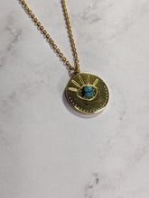 Load image into Gallery viewer, Turquoise Eye Necklace
