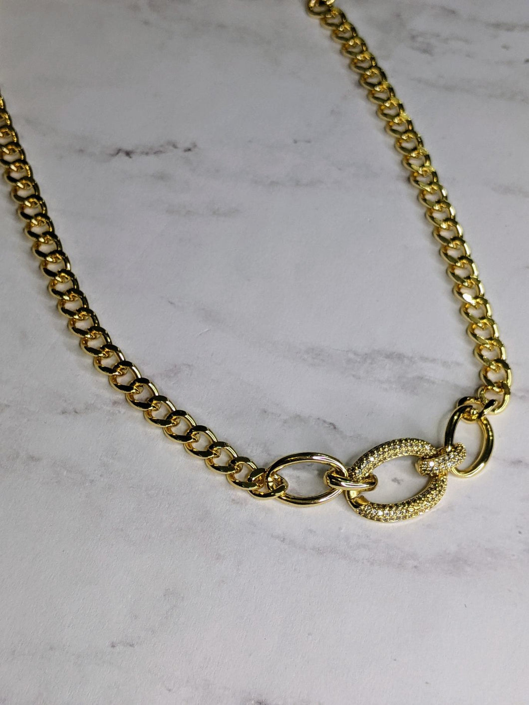 Twisted Link Necklace