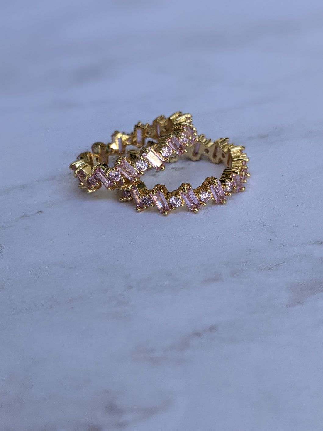 Bubblegum Baguette Ring