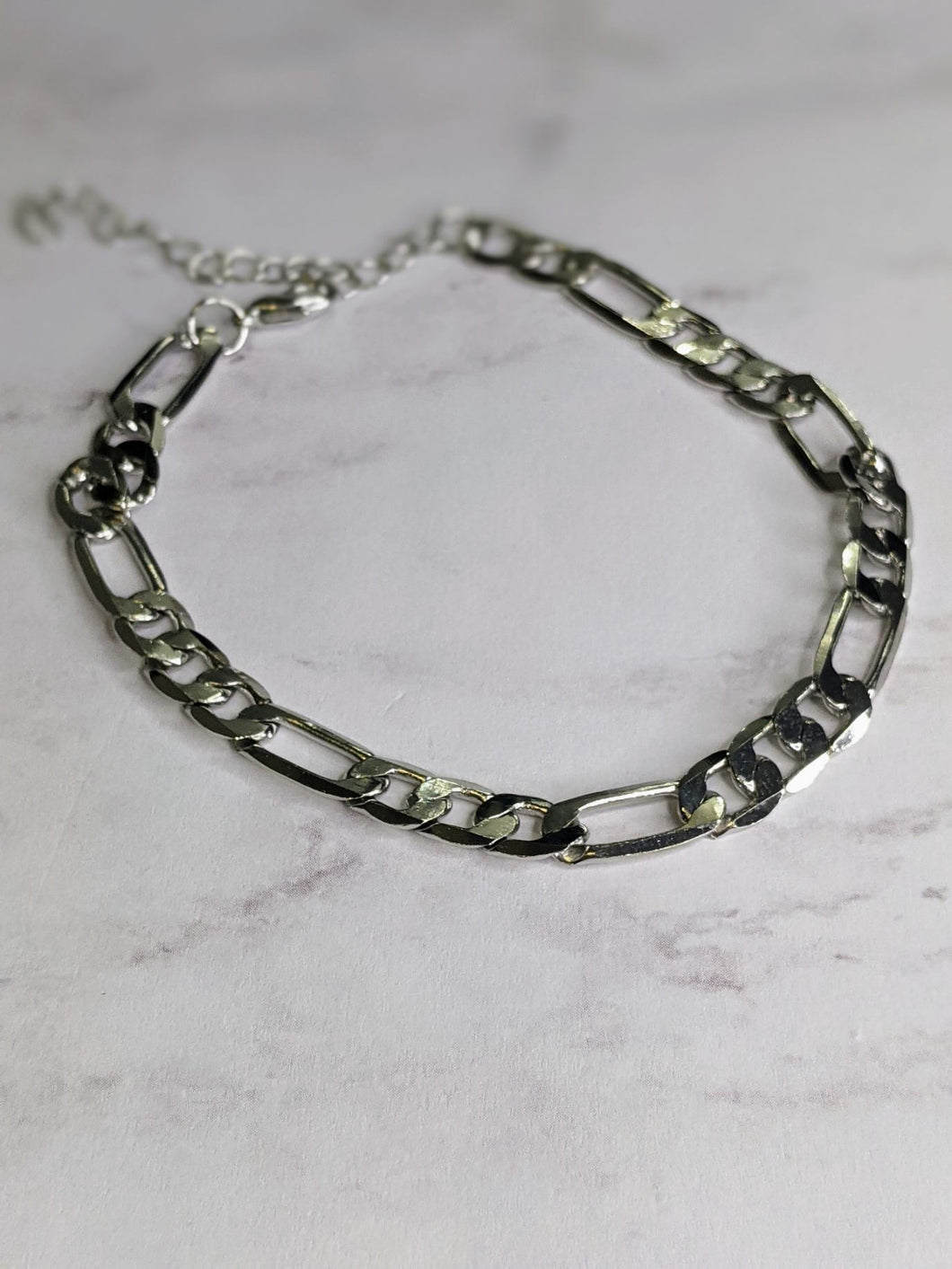 Sterling Link Anklet